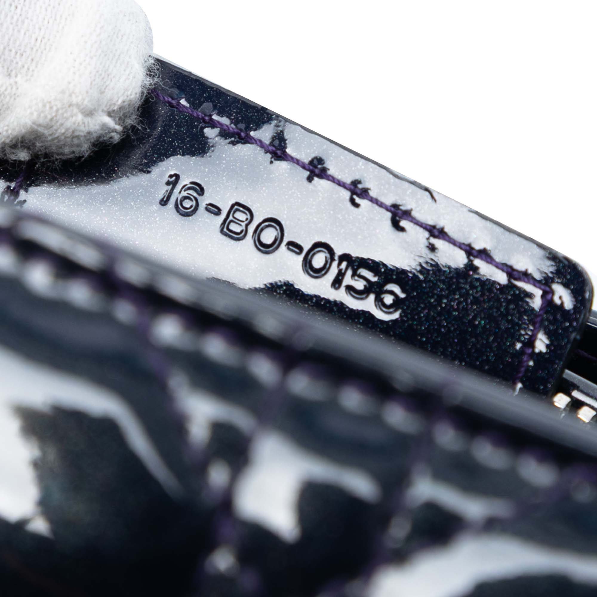 Medium Patent Cannage Lady Dior