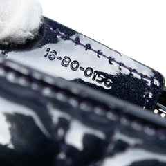 Medium Patent Cannage Lady Dior