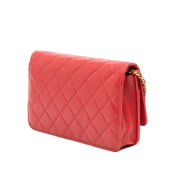 Quilted Lambskin 19 Wallet on Chain