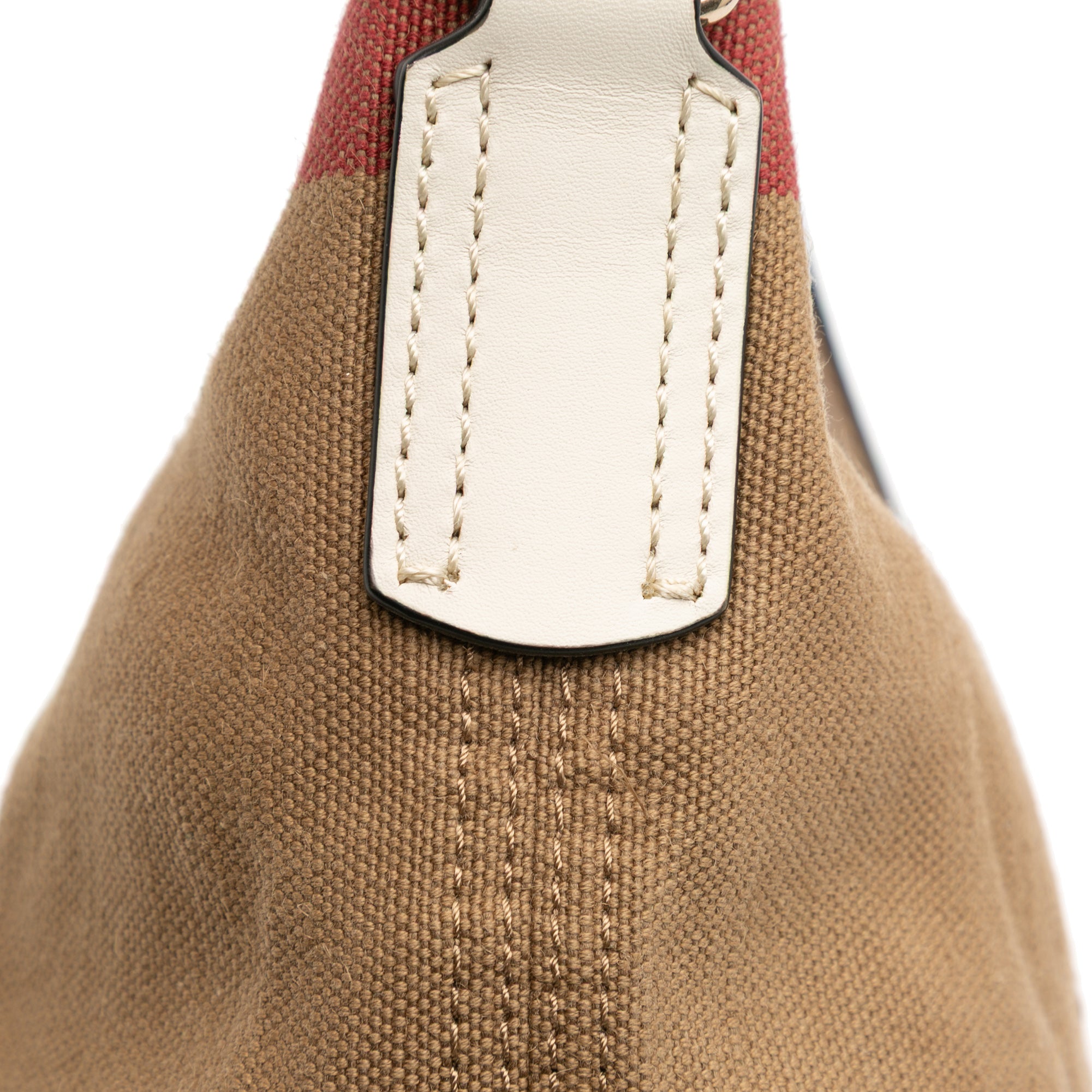 Mini Mega Check Canvas Ashby Tassel Bucket Bag