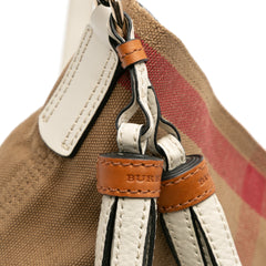 Mini Mega Check Canvas Ashby Tassel Bucket Bag