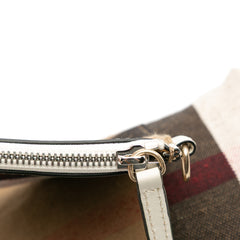 Mini Mega Check Canvas Ashby Tassel Bucket Bag