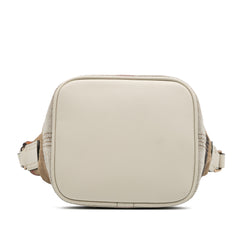 Mini Mega Check Canvas Ashby Tassel Bucket Bag