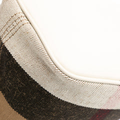 Mini Mega Check Canvas Ashby Tassel Bucket Bag