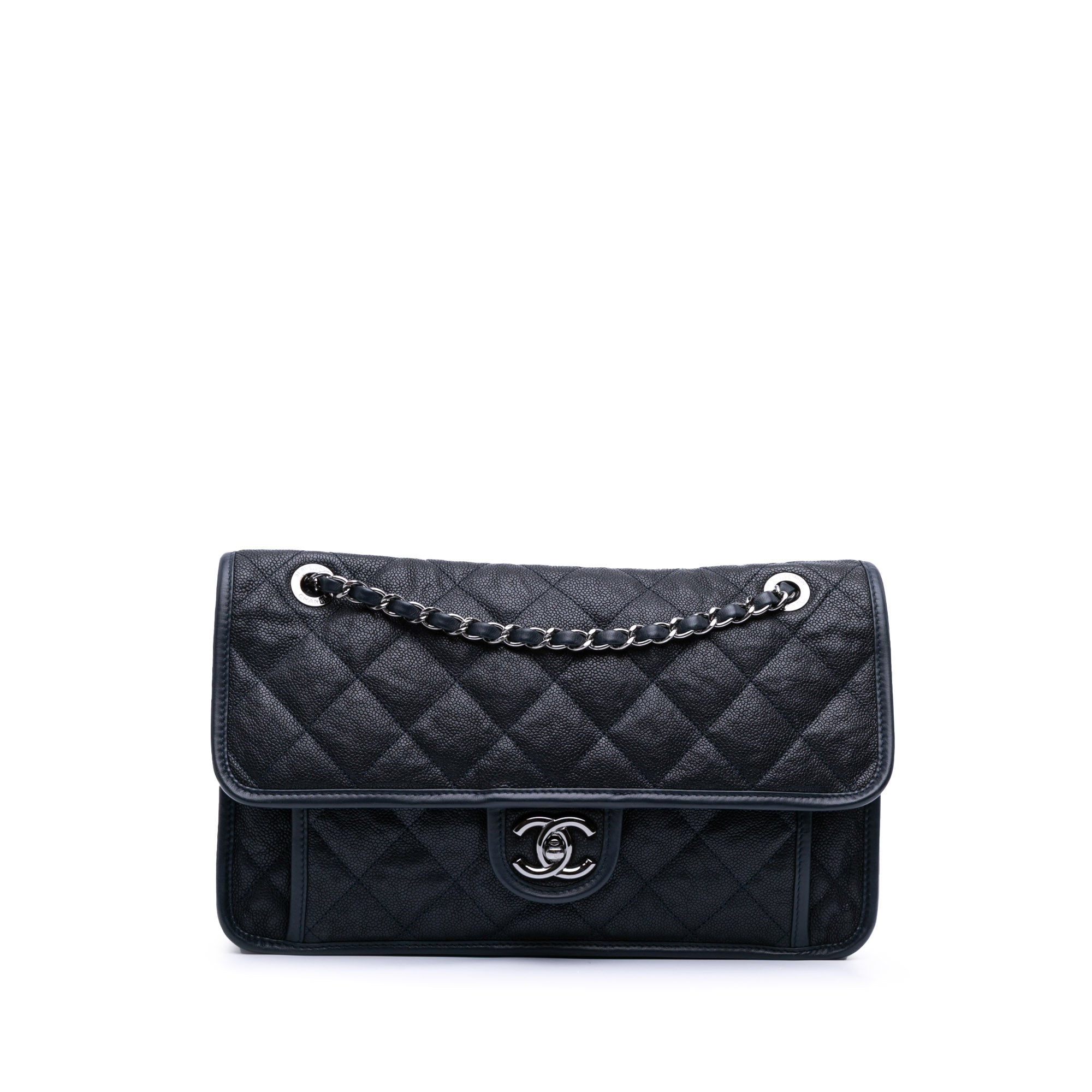 Medium Quilted Calfskin French Riviera Flap