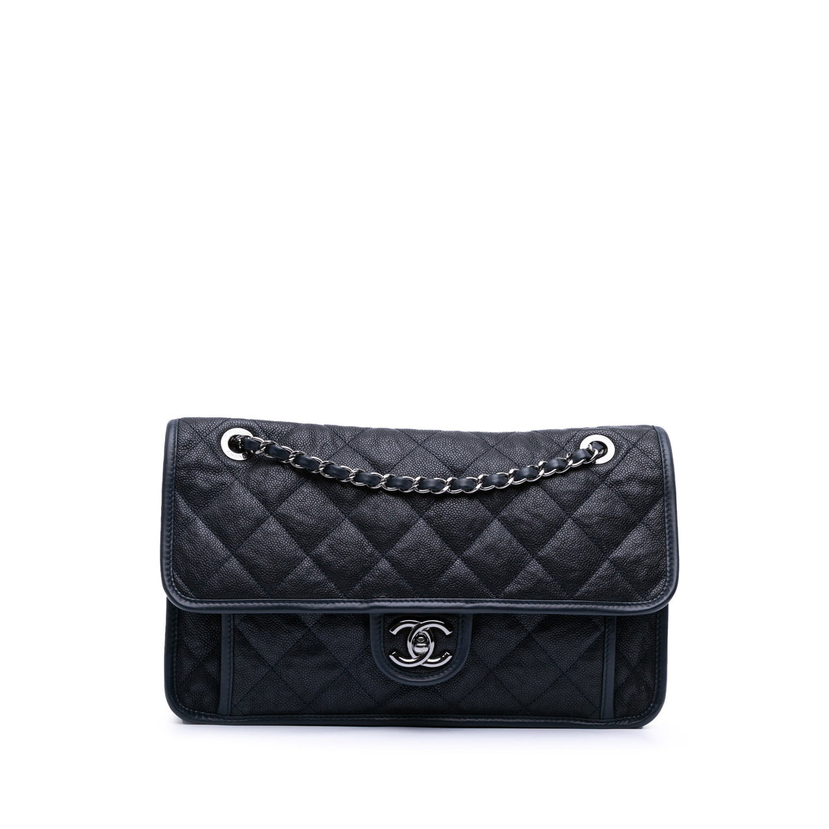 Medium Quilted Calfskin French Riviera Flap