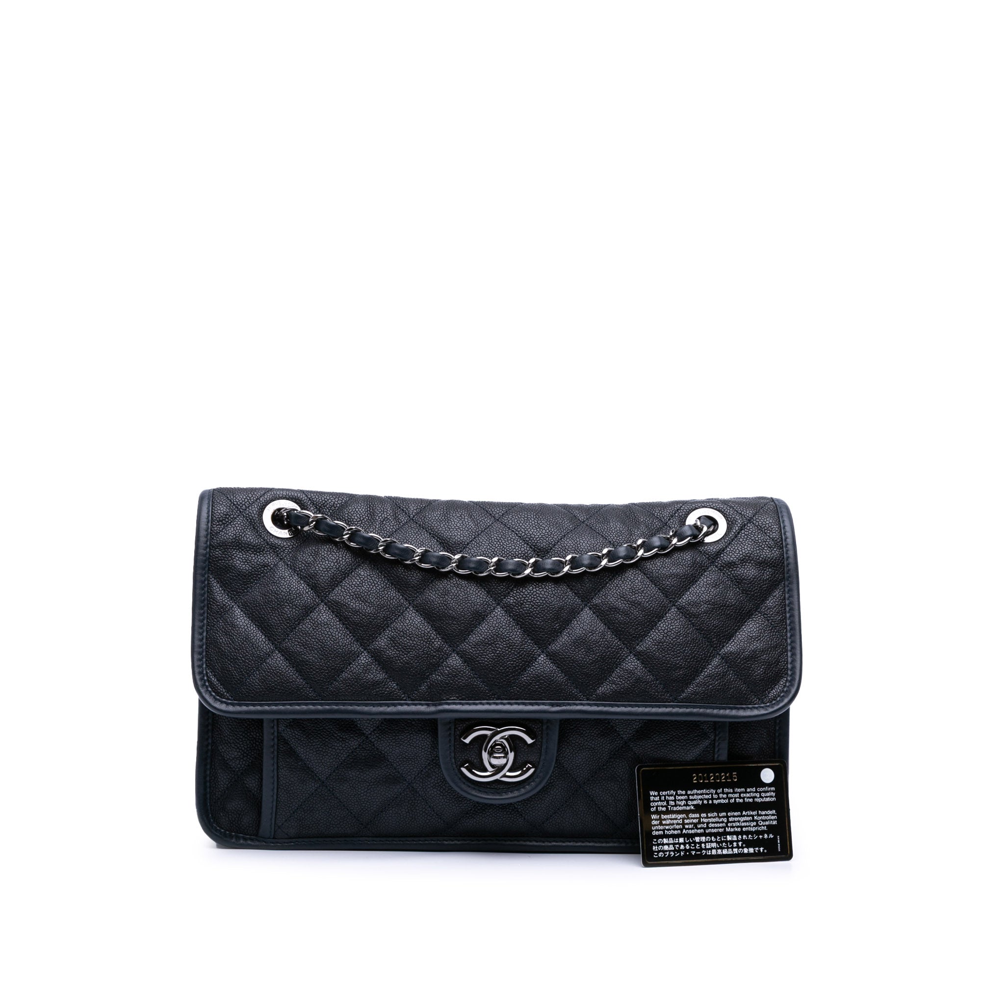 Medium Quilted Calfskin French Riviera Flap