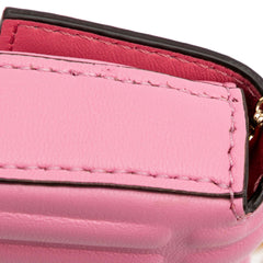 Nano Zucca Embossed Leather Baguette Charm