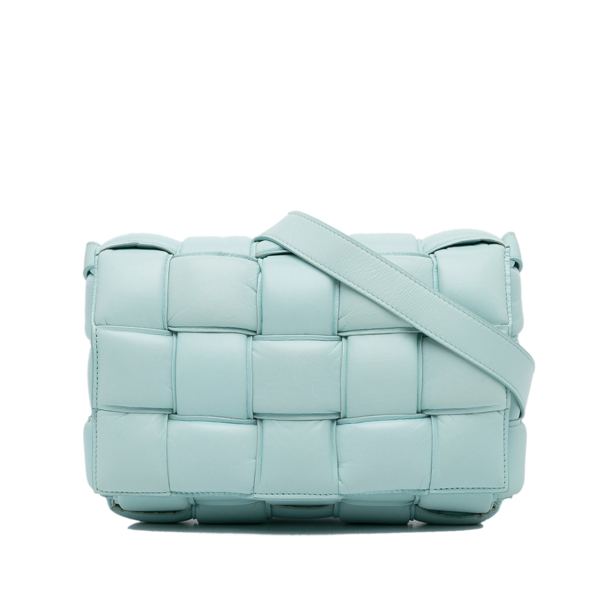 Nappa Intrecciato Padded Cassette Crossbody