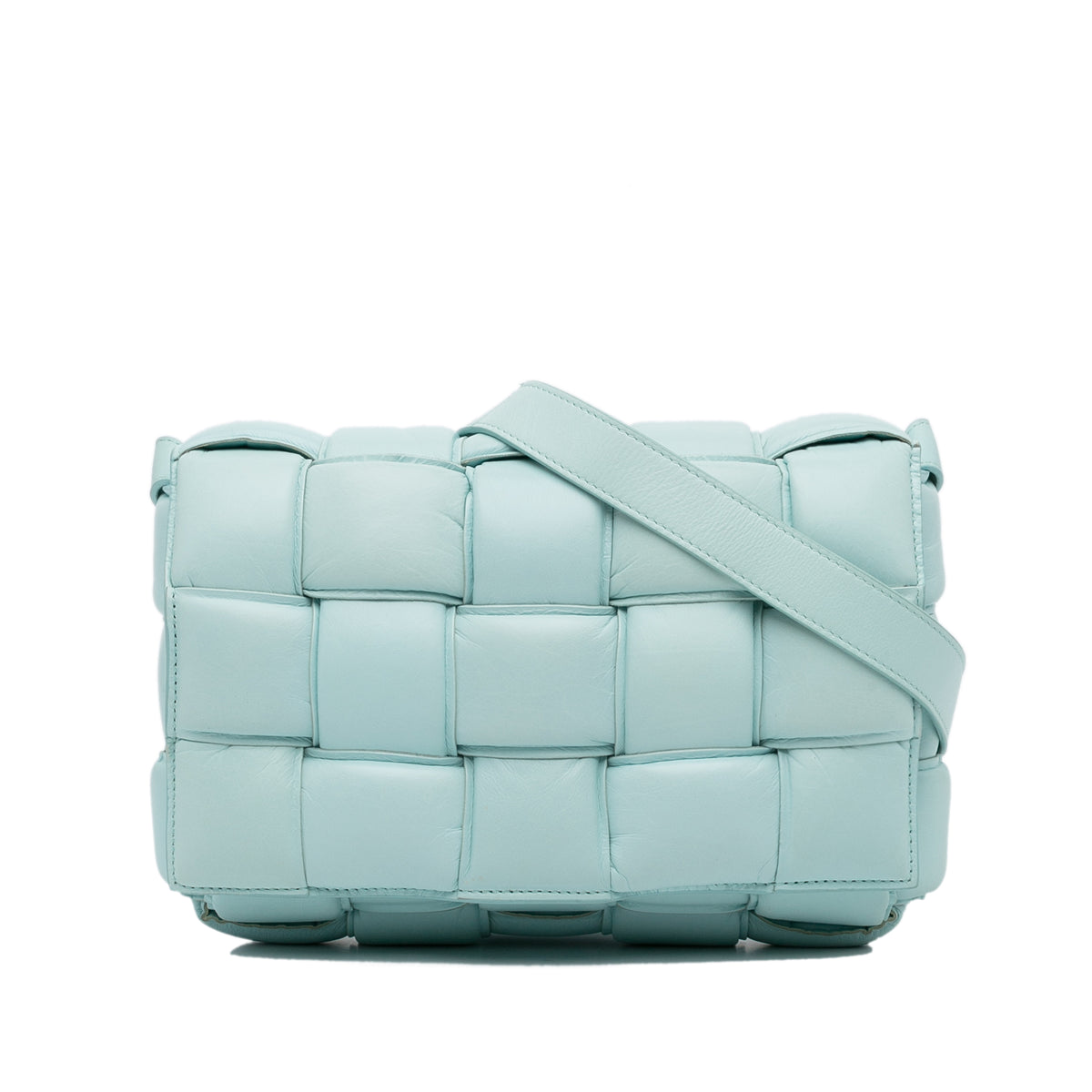 Nappa Intrecciato Padded Cassette Crossbody