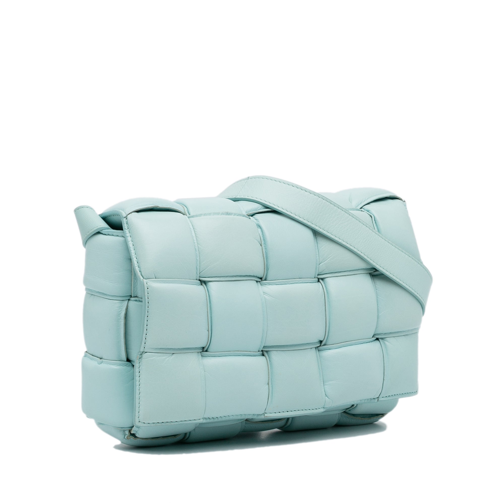 Nappa Intrecciato Padded Cassette Crossbody