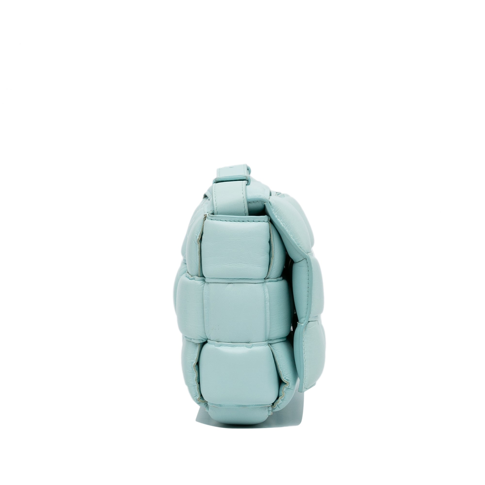Nappa Intrecciato Padded Cassette Crossbody