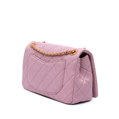 Quilted Lambskin Braided CC Single Flap