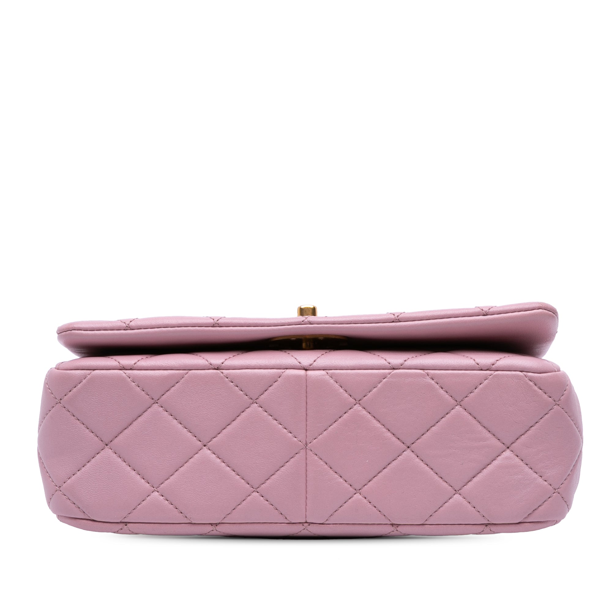 Quilted Lambskin Braided CC Single Flap