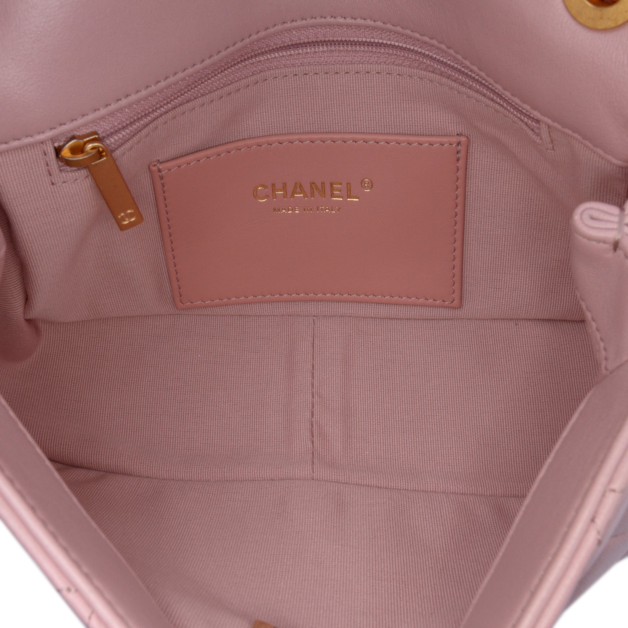 Quilted Lambskin Braided CC Single Flap