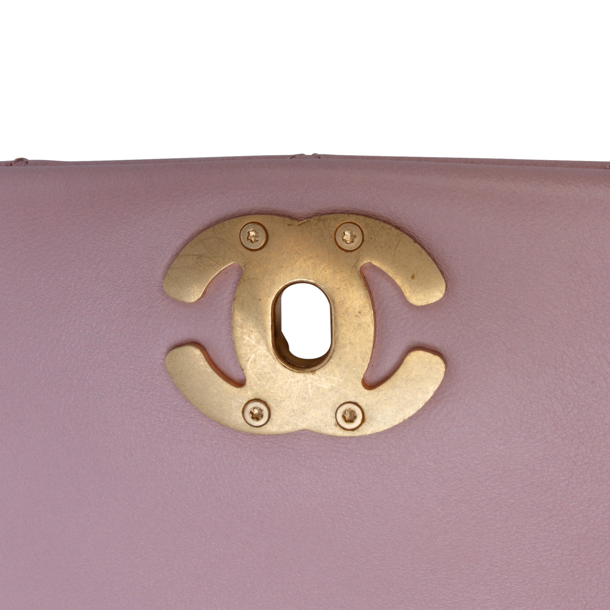 Quilted Lambskin Braided CC Single Flap