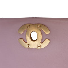 Quilted Lambskin Braided CC Single Flap