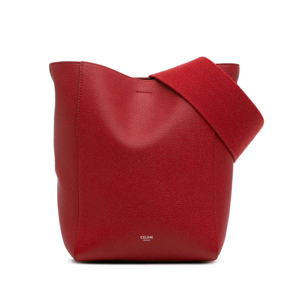Small Leather Seau Sangle Bucket Bag
