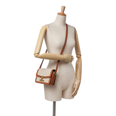 Teen Canvas and Calfskin Triomphe Crossbody