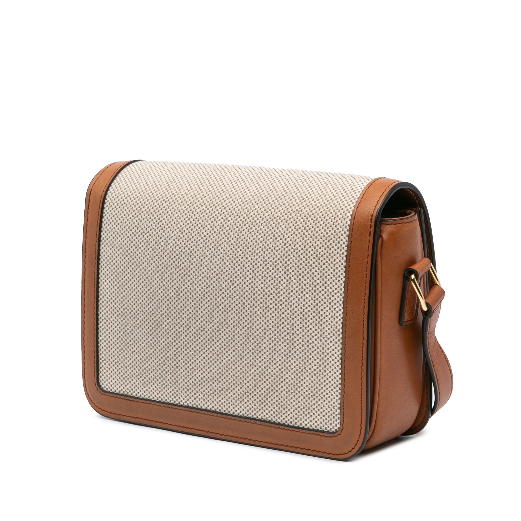 Teen Canvas and Calfskin Triomphe Crossbody