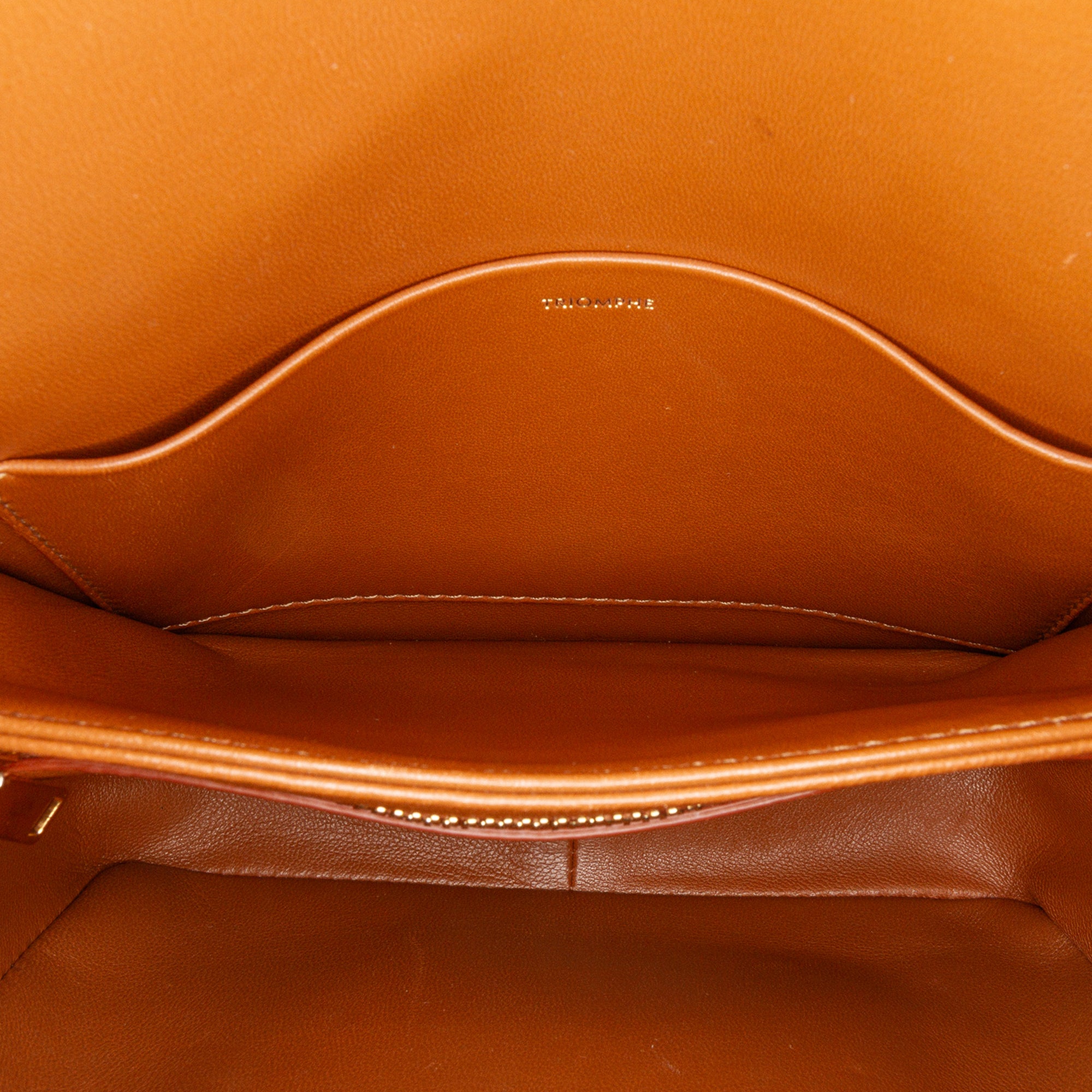 Teen Canvas and Calfskin Triomphe Crossbody