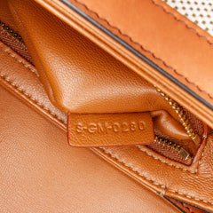 Teen Canvas and Calfskin Triomphe Crossbody