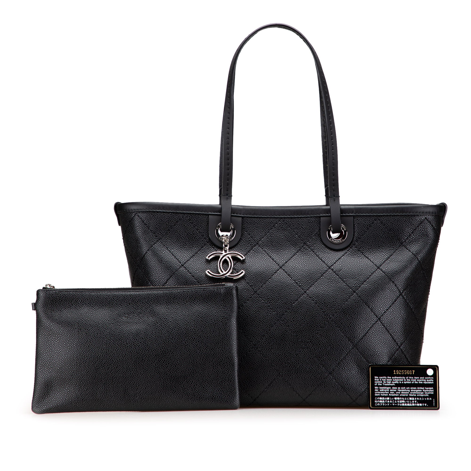 CC Caviar Wild Stitch On the Road Tote