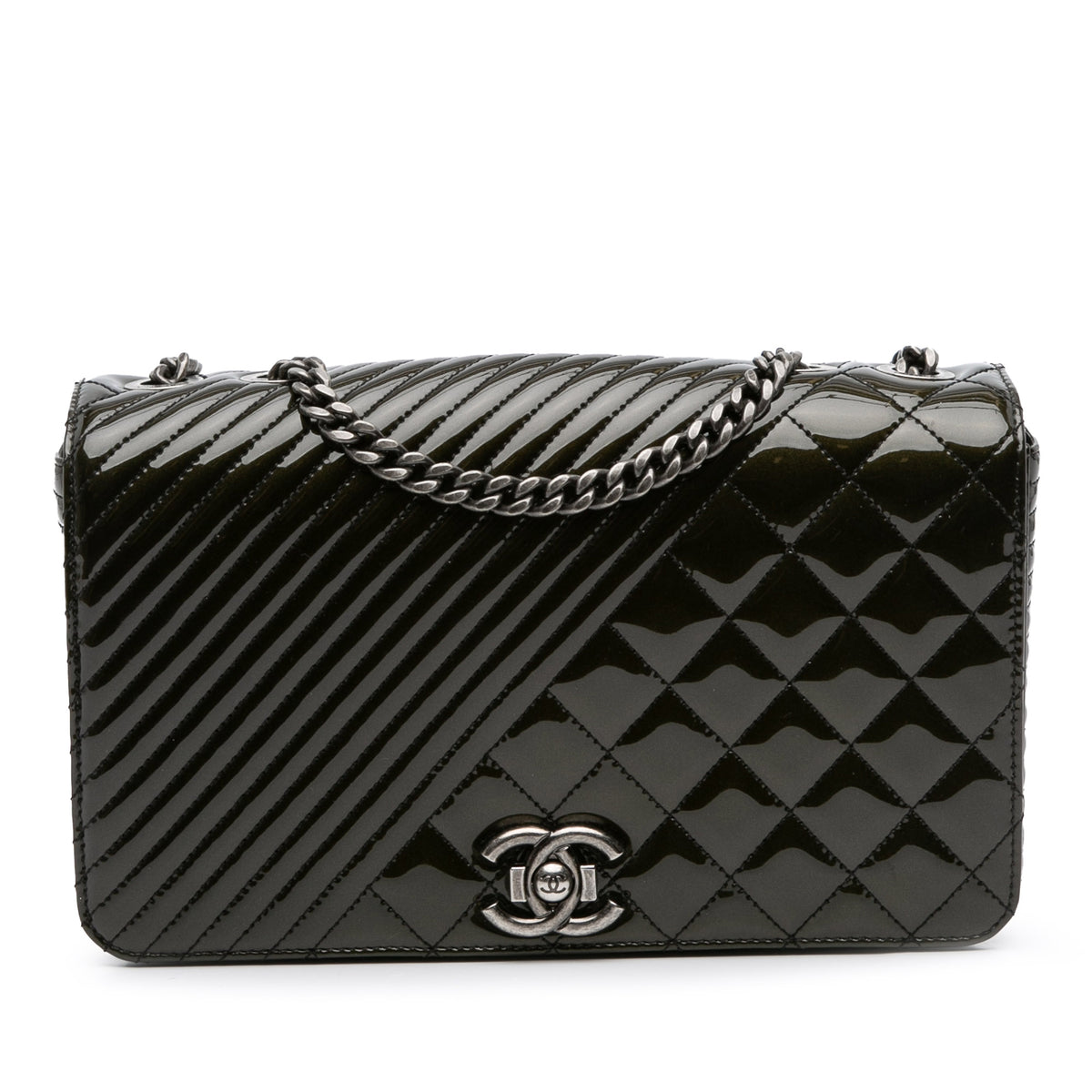Medium Patent Coco Boy Flap