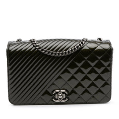 Medium Patent Coco Boy Flap