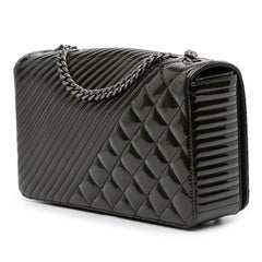 Medium Patent Coco Boy Flap