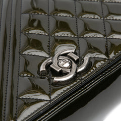 Medium Patent Coco Boy Flap