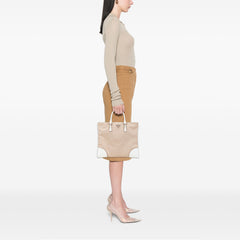 Cinghiale Trimmed Canvas Canapa Tote