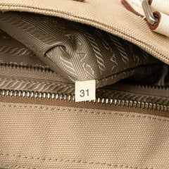 Cinghiale Trimmed Canvas Canapa Tote