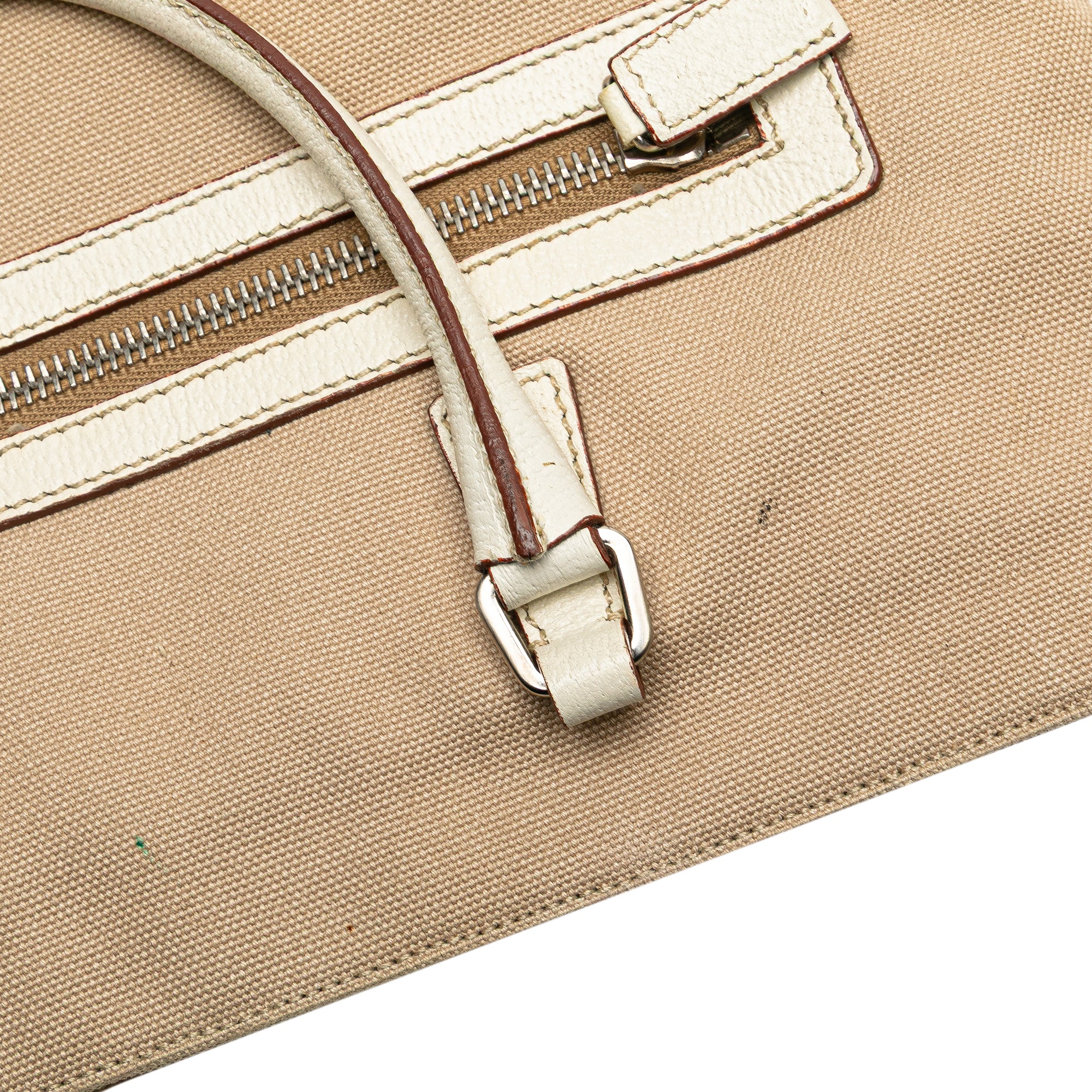 Cinghiale Trimmed Canvas Canapa Tote