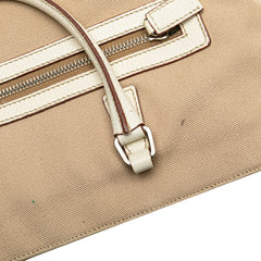 Cinghiale Trimmed Canvas Canapa Tote