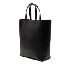 Small Grained Calfskin Vertical Cabas Satchel