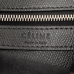 Small Grained Calfskin Vertical Cabas Satchel