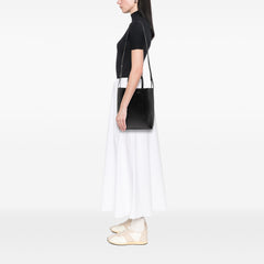 Small Grained Calfskin Vertical Cabas Satchel