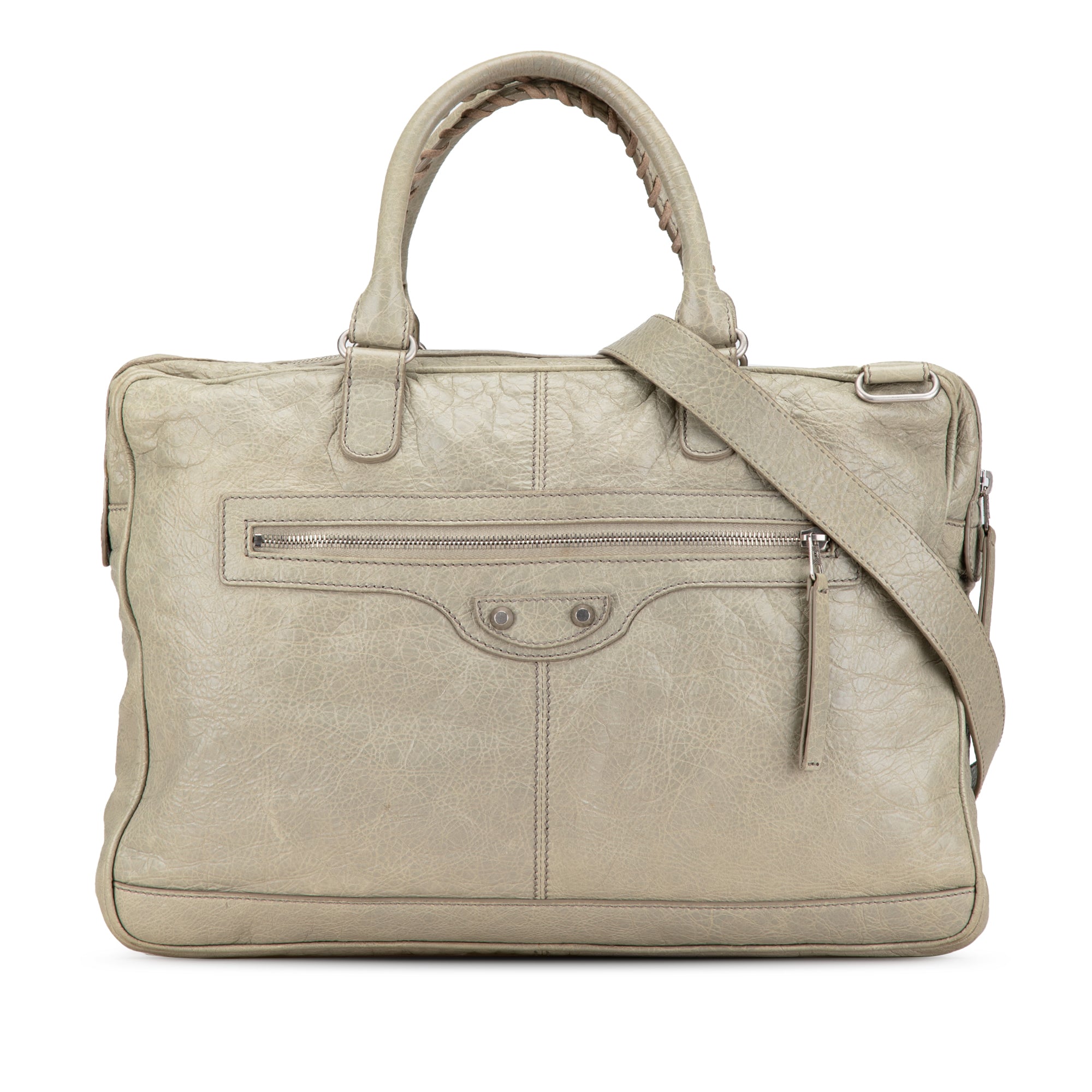 Lambskin Motocross Classic Bridge Satchel