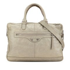 Lambskin Motocross Classic Bridge Satchel