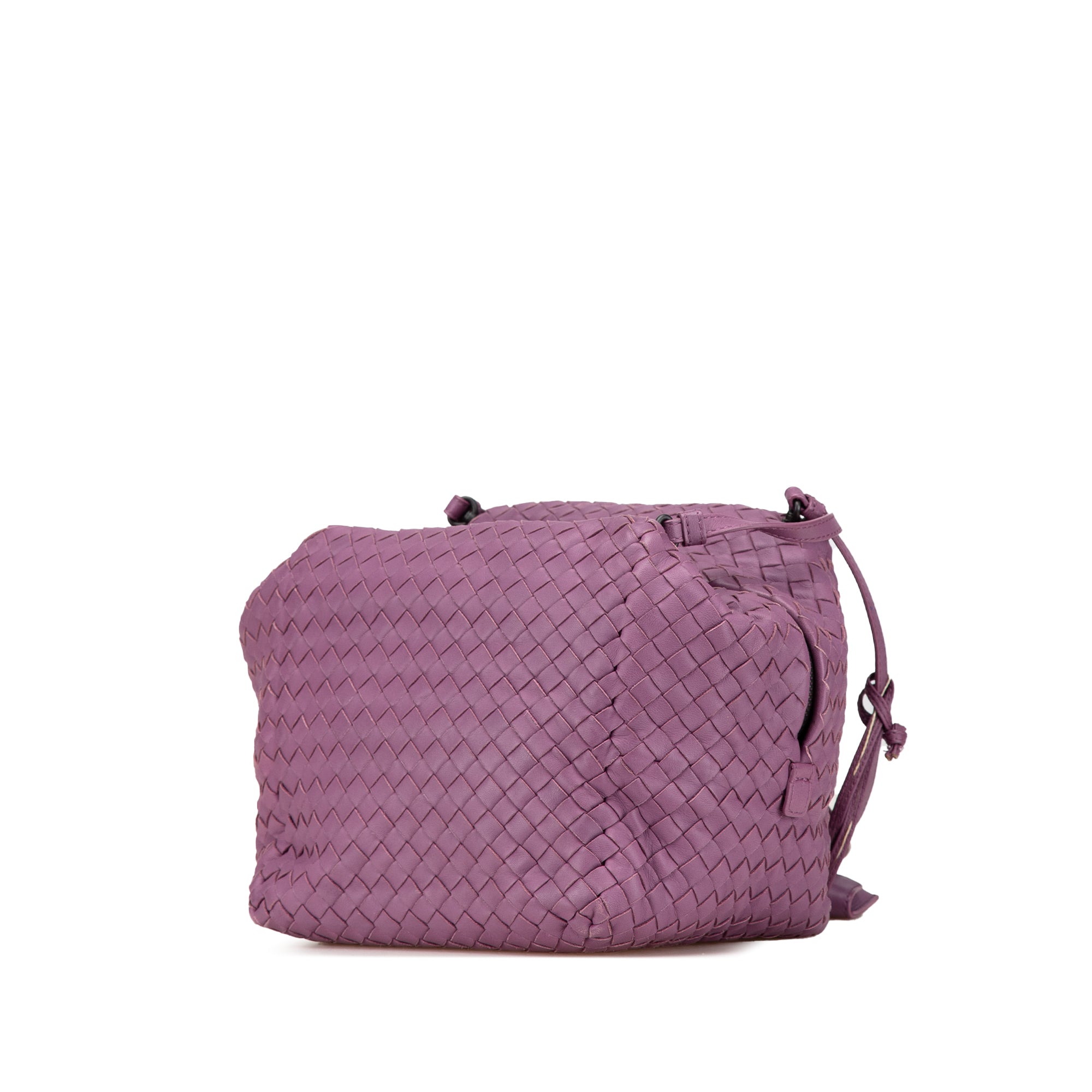 Nappa Intrecciato Cube Crossbody