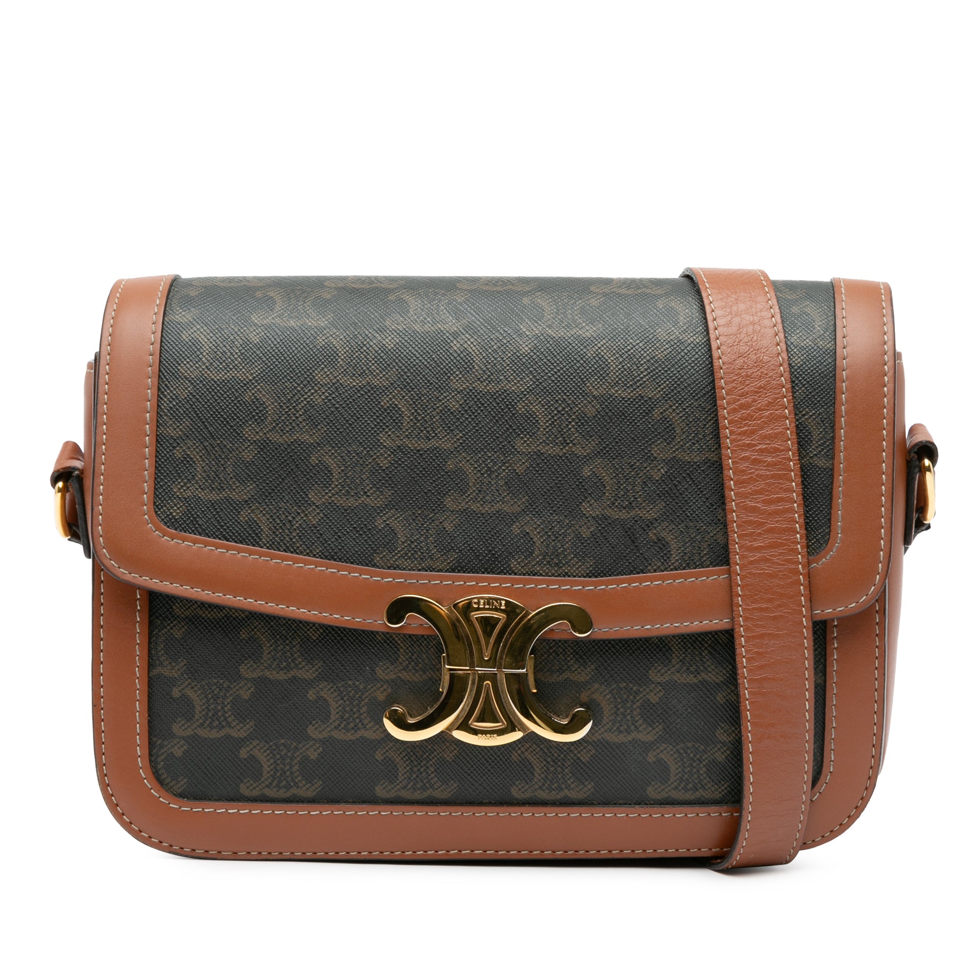 Teen Coated Canvas Triomphe Crossbody