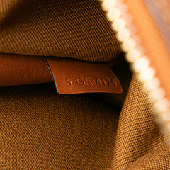 Triomphe Coated Canvas Clutch On Chain