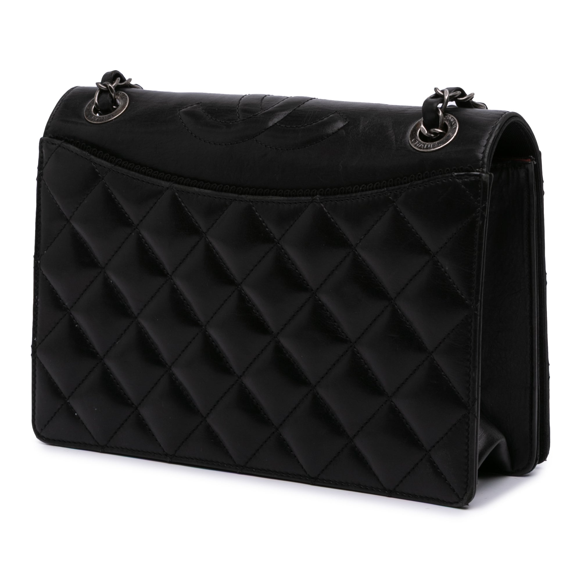Medium Quilted Lambskin Ballerine Flap