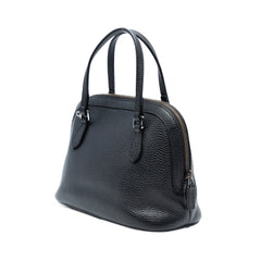 Mini Leather Dome Satchel