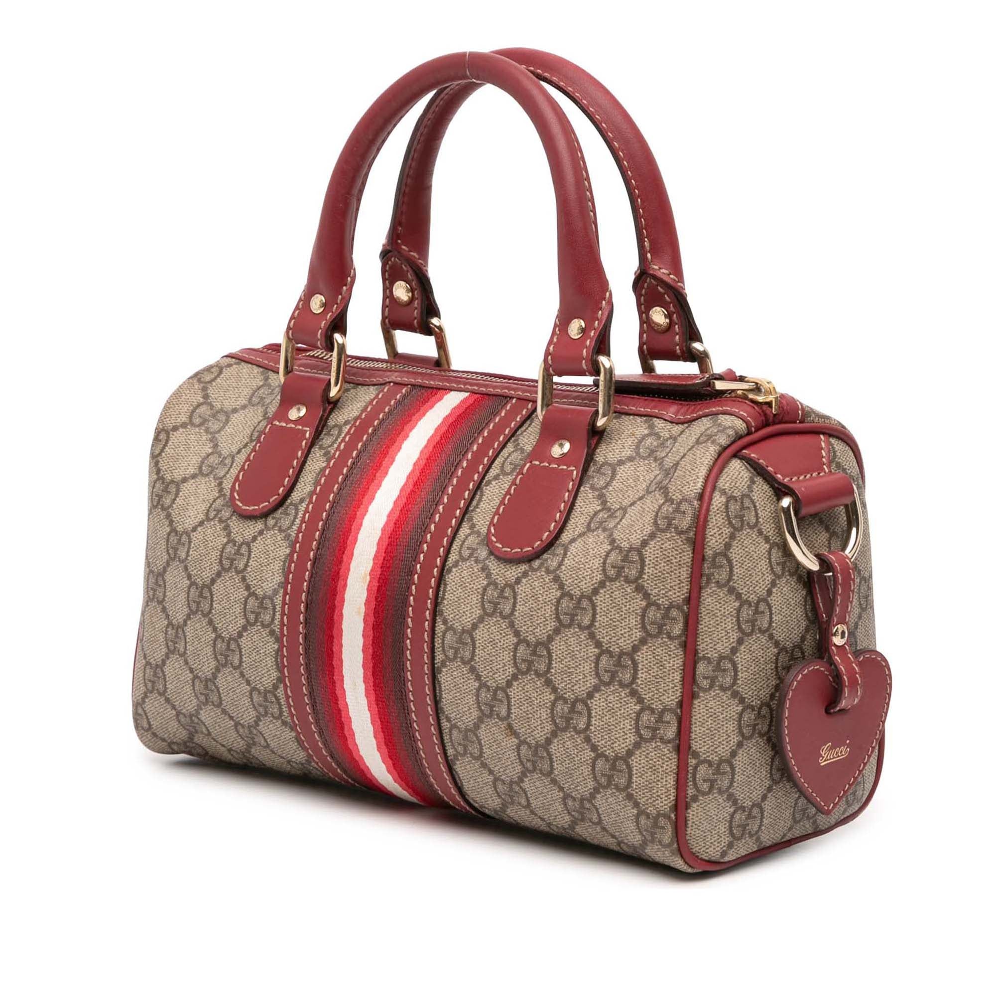 Limited Edition Small GG Supreme Web Joy Boston Bag