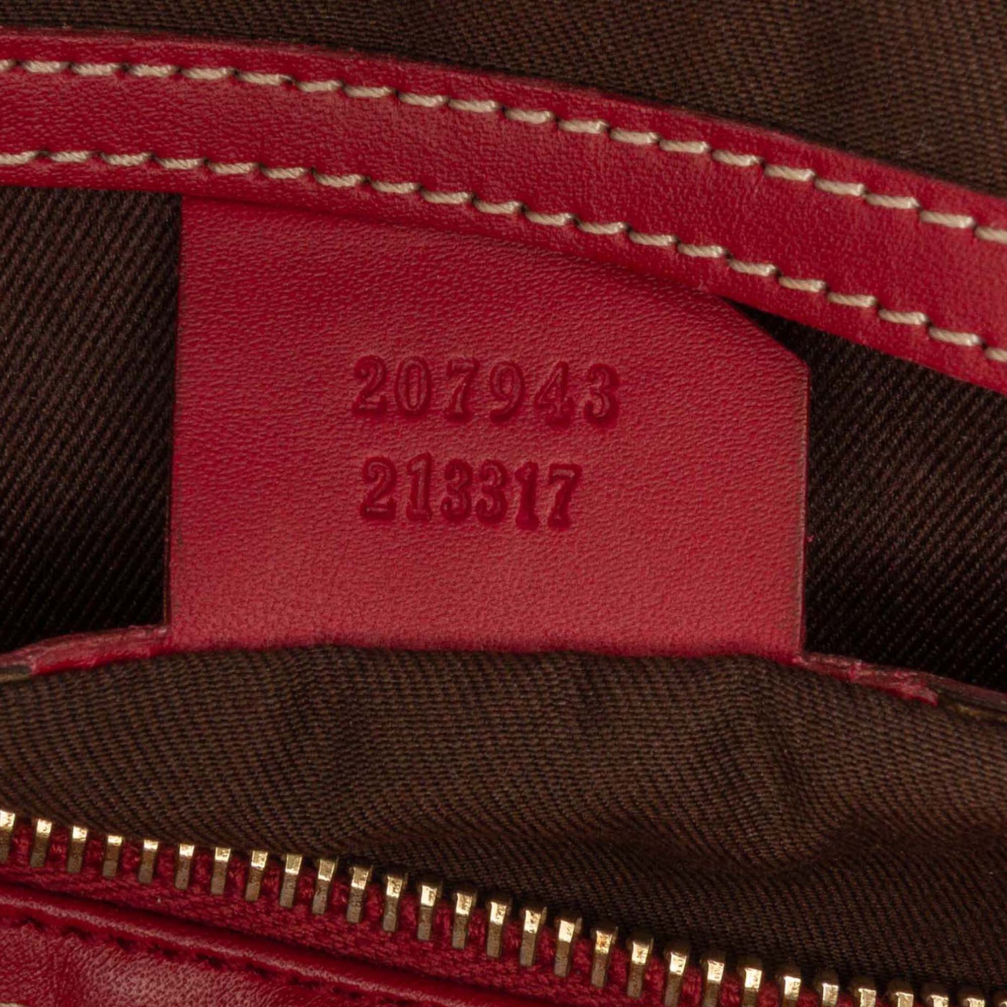 Limited Edition Small GG Supreme Web Joy Boston Bag