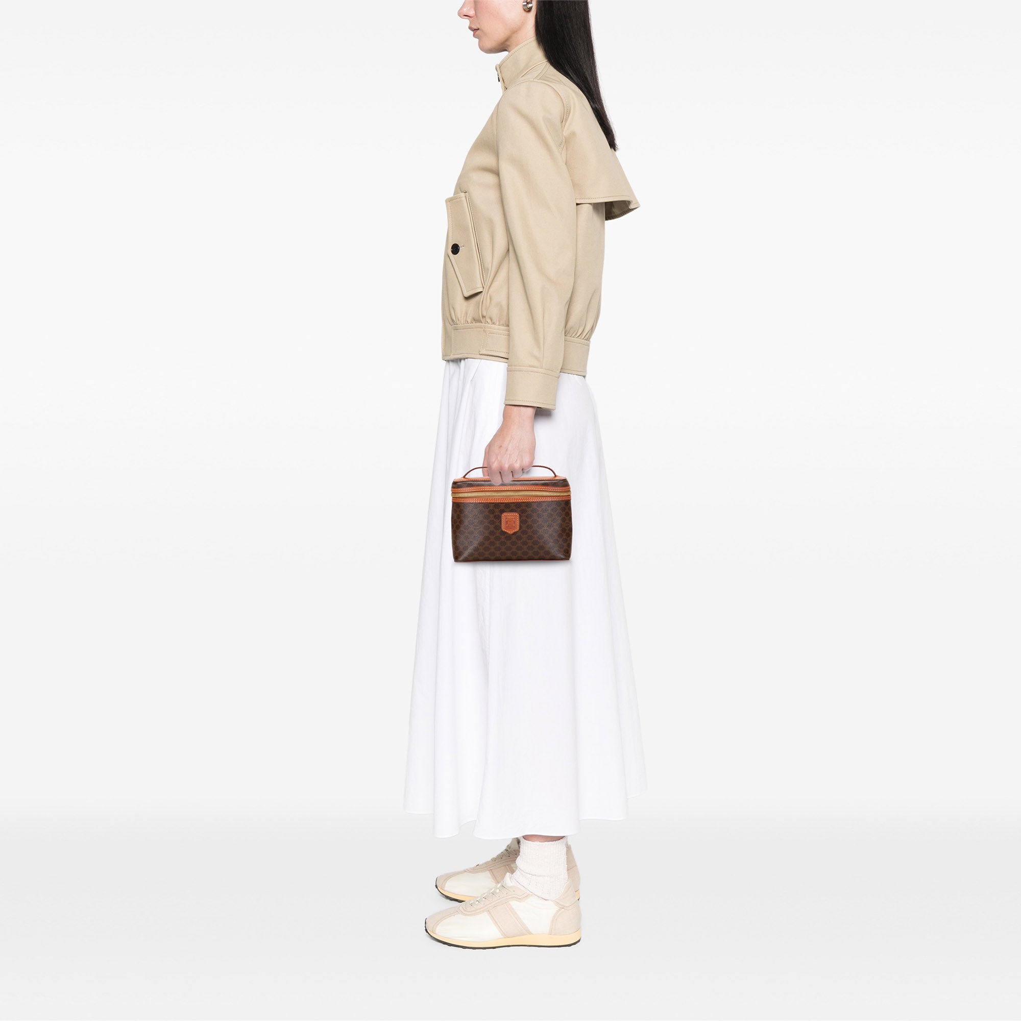 Macadam Coated Canvas Vanity Bag