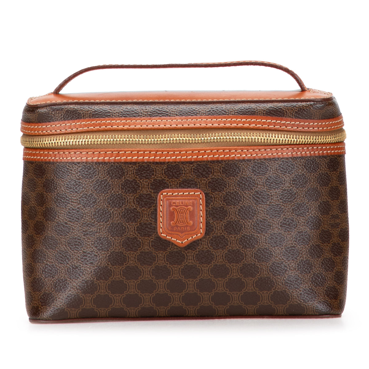 Macadam Coated Canvas Vanity Bag