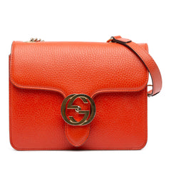 Small Dollar Calfskin Interlocking G Crossbody
